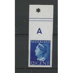 Nederland 336vP Koningin Wilhelmina ongetand met "GENT ipv CENT" MNH/postfris CV 800 €