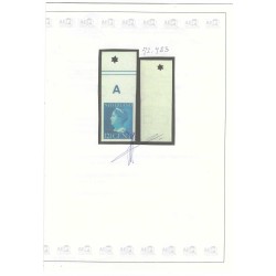 Nederland 336vP Koningin Wilhelmina ongetand met "GENT ipv CENT" MNH/postfris CV 800 €