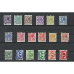 Nederland R1-18 Tweezijdige Roltanding z. wm.  MNH/postfris CV 1500 € R7 is MH !!