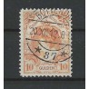 Nederland  80 Wilhelmina 10Gld  VFU/gebr  CV 850 € Attest Vleeming !!