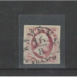 Nederland 2a Plt I-94 Willem III 1852 "KAMPEN-A" VFU/gebr  CV 300+ €