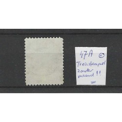 Nederland  47A Wilhelmina "AMSTERDAM-ANTWERPEN 1894"   VFU/gebr  CV 180+€ zonder maand