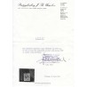 Suriname 32ab  Provisional issue  VFU/used  CV 700  €  with certificate