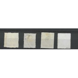 Suriname 37-40 Hulpuitgifte  VFU/gebr  CV 233 €  met attest