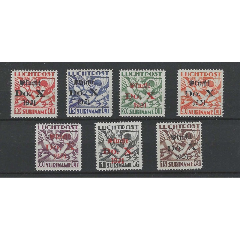 Suriname LP8-14  Luchtpost DO-X  MH/ongebruikt   CV 350 € met certificaat