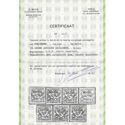 Suriname LP8-14  Luchtpost DO-X  MH/ongebruikt   CV 350 € met certificaat
