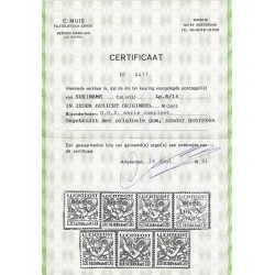 Suriname LP8-14  Luchtpost DO-X  MH/ongebruikt   CV 350 € met certificaat