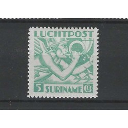 Suriname LP15-19  Luchtpost  MH/ongebruikt   CV 510 € met certificaat