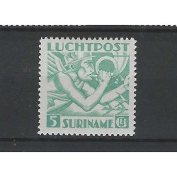 Suriname LP15-19  Luchtpost  MH/ongebruikt   CV 510 € met certificaat