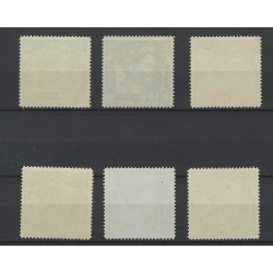 Ned. Indie  205-210 Wilhelmina z. wm.  MNH/postfris CV 445 €