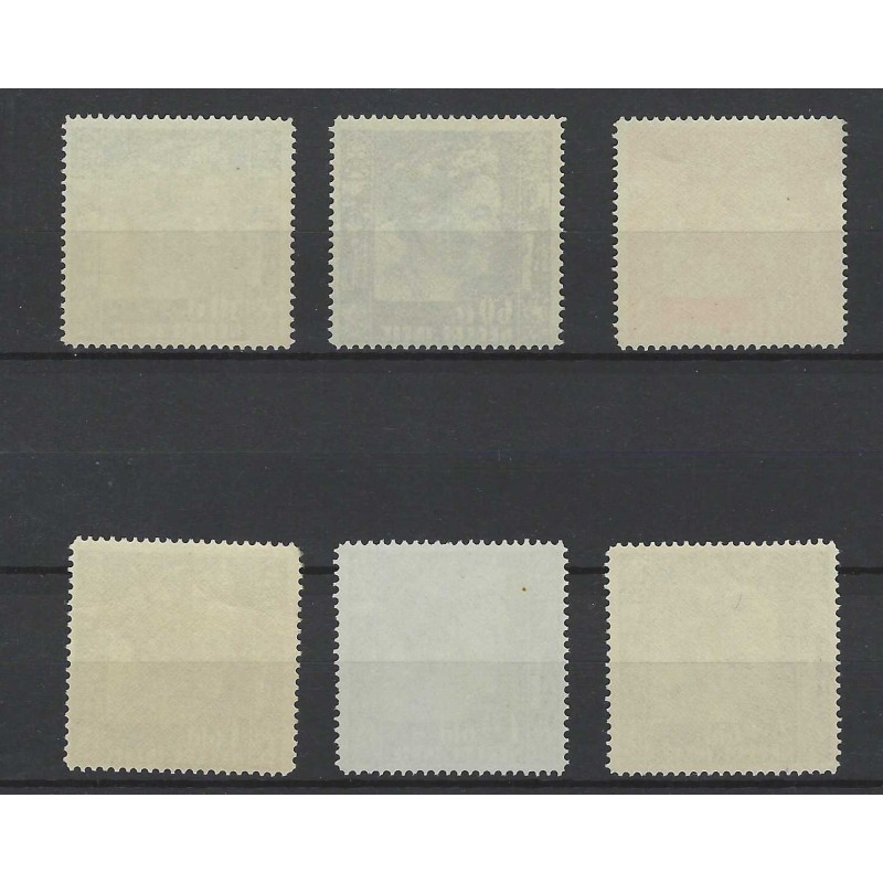 Ned. Indie  205-210 Wilhelmina z. wm.  MNH/postfris CV 445 €