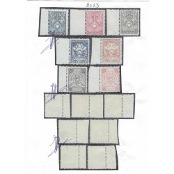 Ned. Indie BK1-7 Brandkast serie  MNH/postfris CV 600 €  attest Vleeming !