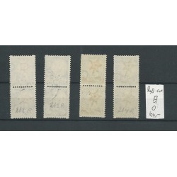 Netherlands  R98-101 Vertical PAIRS   SUPERB VFU/used  CV 80+ €