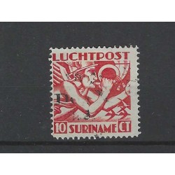 Suriname LP8 luchtpost DO-X GEDEELTELIJKE OPDRUK VFU/gebr  CV ??? €
