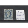 Nederland 1 Plt I  Willem III 1852 "BEVERWIJK-A" VFU/gebr  CV 400+ €
