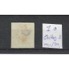 Nederland 1 Plt II Willem III 1852 "OOSTBURG-B" VFU/gebr  CV 450+ €