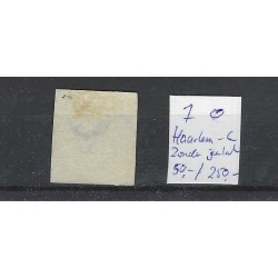Nederland 1 Willem III 1852 "HAARLEM-C" zonder jaartal VFU/gebr  CV 300+ €