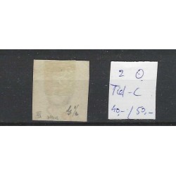 Nederland 2  Willem III 1852 "TIEL-C" VFU/gebr  CV 90+ €