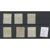 Nederland 7-12  Willem III 1867  serie  VFU/gebr  CV 403 €