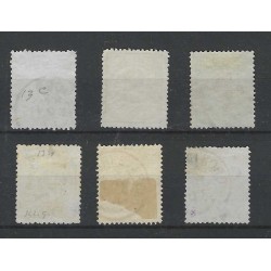 Nederland 13-18 Wapen 1869 serie VFU/gebr  CV 334 €