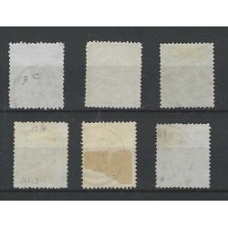 Nederland 13-18 Wapen 1869 serie VFU/gebr  CV 334 €