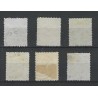 Nederland 13-18 Wapen 1869 serie VFU/gebr  CV 334 €
