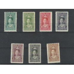 Curacao 75-81 Jubileum 1923  MH/ongebr CV 318 €  certificaat !!
