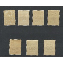 Curacao 82-88 Brandkast-overdrukken MNH/postfris  CV 150 €  PRACHT  !!