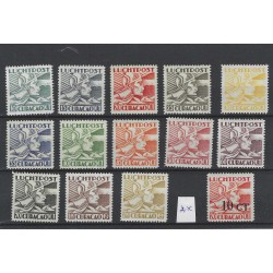 Curacao LP4-16, LP17  Luchtpost  MNH/postfris  CV 115 €  PRACHT  !!