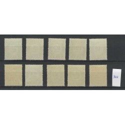 Curacao P21-30 POrt 1915   MH/ongebruikt  CV 19,5 €  PRACHT  !!