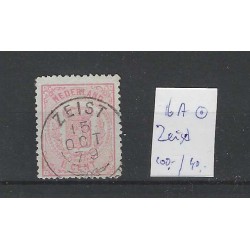 Nederland 16A Wapen 1869 "ZEIST 1879" VFU/gebr  CV 140 €