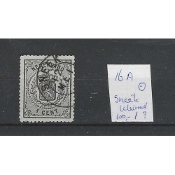 Nederland 14A Wapen 1869 "SNEEK " kleinrond VFU/gebr  CV 100++ €