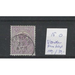 Netherlands 18 Arms 1869 "VEENDAM 1876" VFU/used  CV 130 €