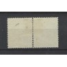 Nederland 15 paartje Wapen 1869 "DOKKUM 1875" VFU/gebr  CV 50+ €