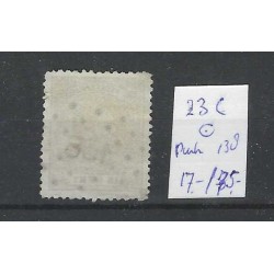 Nederland 23C  Willem III 1872 puntstempel 138 VFU/gebr  CV 90+ €