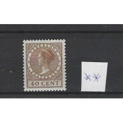 Nederland 196 Veth 40ct met wm  MNH/postfris  CV 40 €