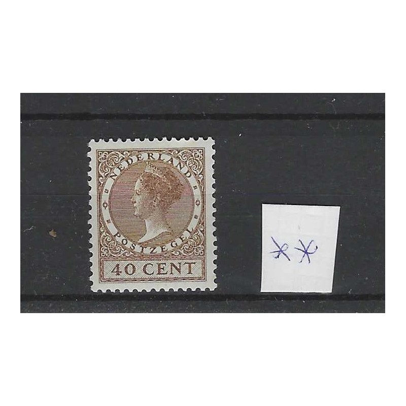 Nederland 196 Veth 40ct met wm  MNH/postfris  CV 40 €