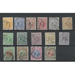 Nederland 34-48 WIlhelmina Hangend Haar  VFU/gebr CV 978 €