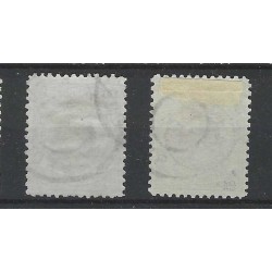 Nederland 34-48 WIlhelmina Hangend Haar  VFU/gebr CV 978 €