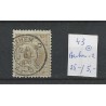 Nederland 43 Wilhelmina 1891 "ARNHEM-2 1896" kleinrond VFU/gebr CV 30++ €