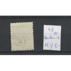 Nederland 43 Wilhelmina 1891 "ARNHEM-2 1896" kleinrond VFU/gebr CV 30++ €