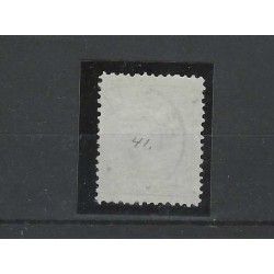 Nederland 41 Wilhelmina 1891 "BRIELLE 1897" kleinrond VFU/gebr CV 25 €