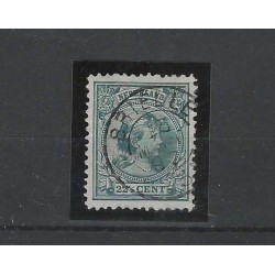 Nederland 41 Wilhelmina 1891 "BRIELLE 1897" kleinrond VFU/gebr CV 25 €