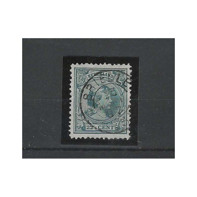 Nederland 41 Wilhelmina 1891 "BRIELLE 1897" kleinrond VFU/gebr CV 25 €