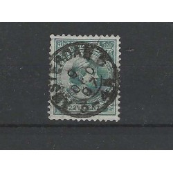Nederland 41 Wilhelmina 1891 "AMSTERDAM-5 1897" kleinrond VFU/gebr CV 33 €