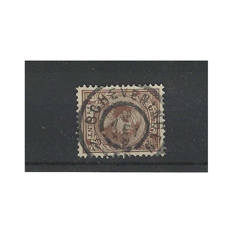 Nederland 36 Wilhelmina 1891 "SCHEVENINGEN 1899" grootrond VFU/gebr CV 10+ €