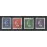 Netherlands 346-349 Wilhelmina Konijnenburg  VFU/used CV 88 €