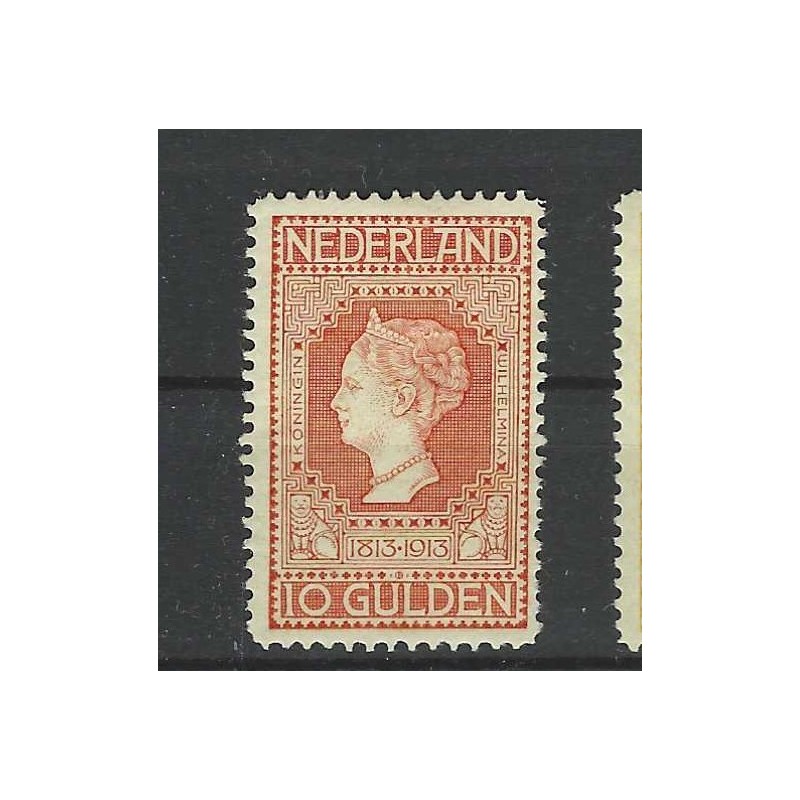 Nederland 90-101 Wilhelmina 1913  MH/ongebr CV 1560 €