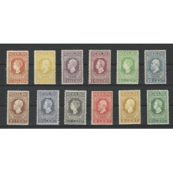 Nederland 90-101 Wilhelmina 1913  MH/ongebr CV 1560 €