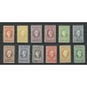 Nederland 90-101 Wilhelmina 1913  MH/ongebr CV 1560 €
